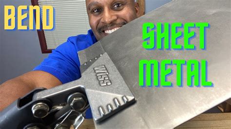 how to bend aluminum sheet metal without a brake|bending 16 gauge sheet metal.